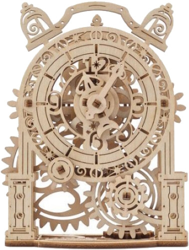 3D пазл UGears Vintage Alarm Clock 70163