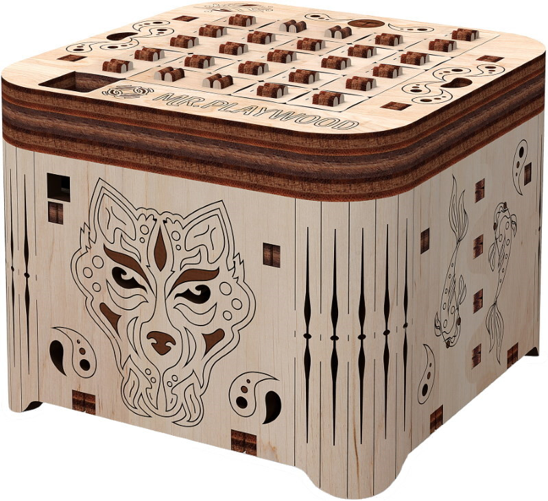 3D пазл Mr. PlayWood Tiger Mystery Box 10606