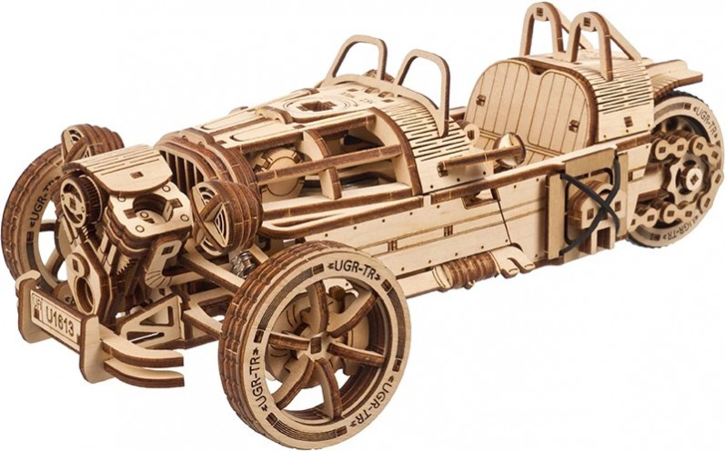 3D пазл UGears Three Wheeler UGR-S 70216
