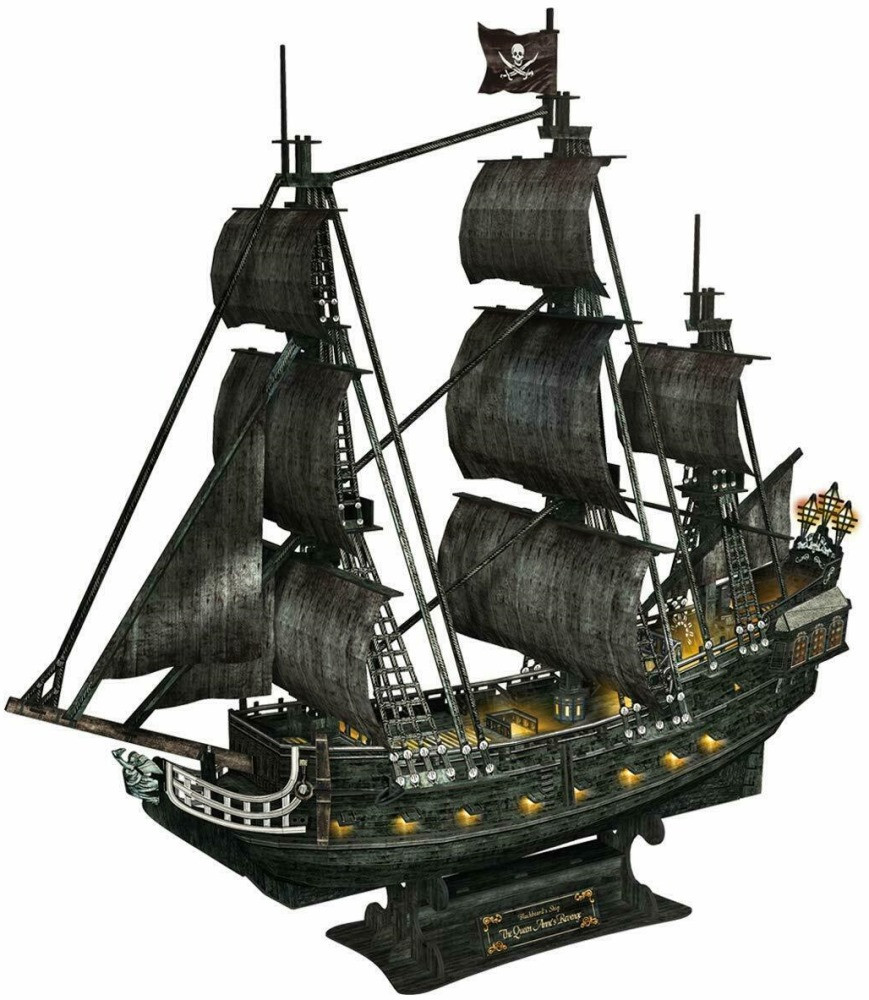 3D пазл CubicFun The Queen Annes Revenge T4035h