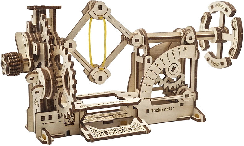 3D пазл UGears Tachometer 70153