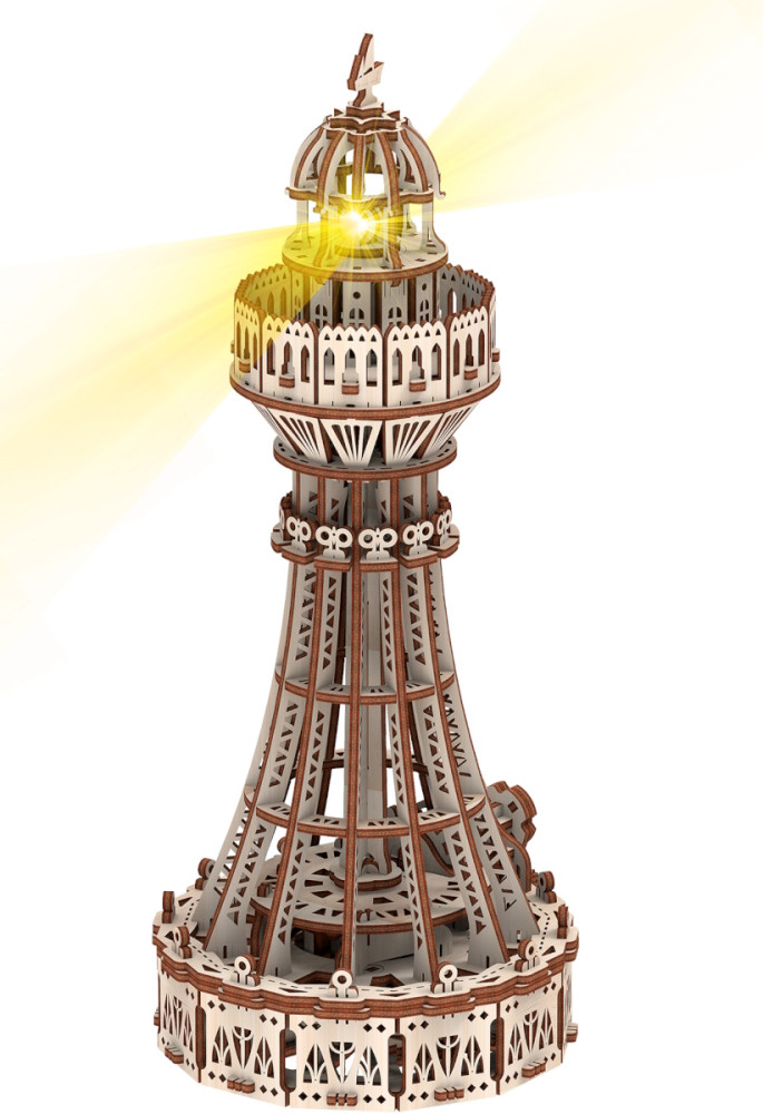 3D пазл Mr. PlayWood Storm Lighthouse Eco Light 10204