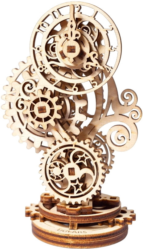 3D пазл UGears Steampunk Clock 70093
