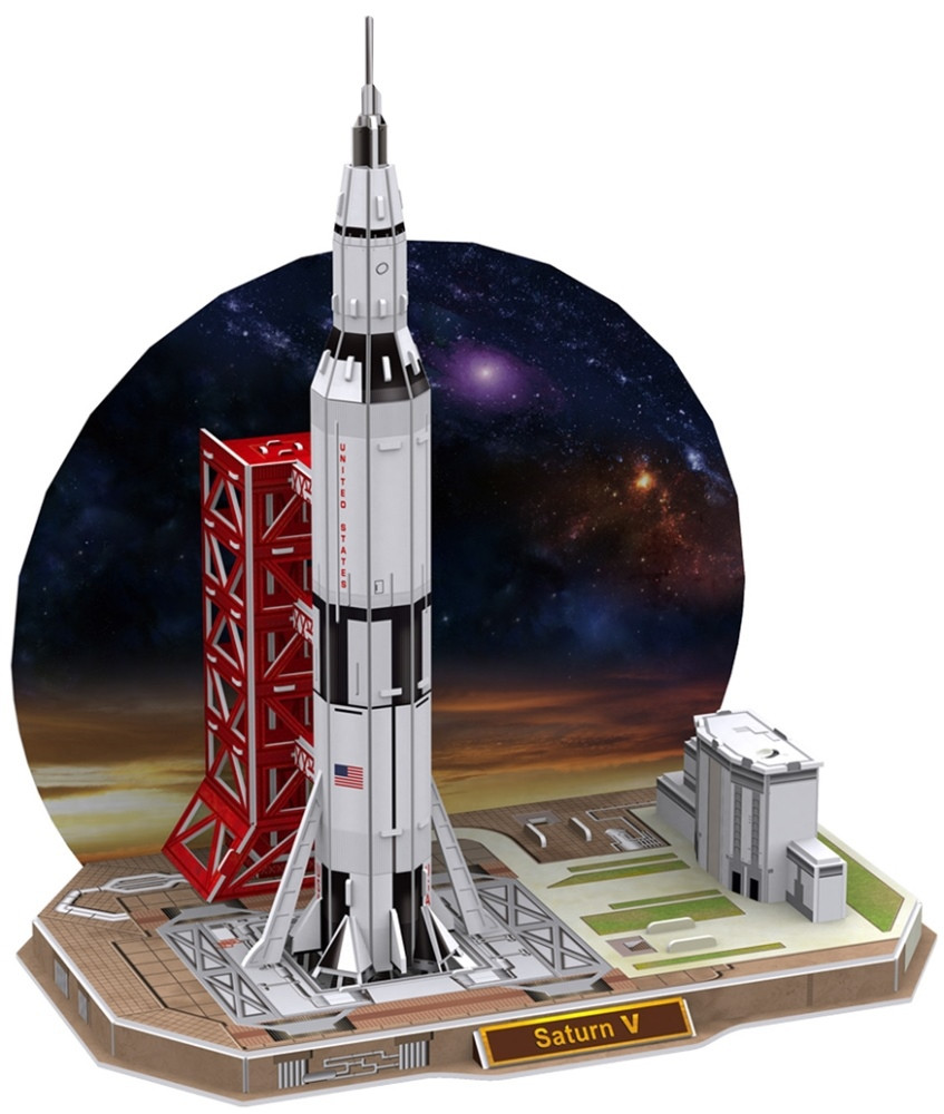 3D пазл CubicFun Saturn V P653h
