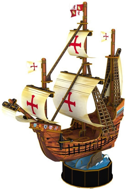 3D пазл CubicFun Santa Maria T4031h