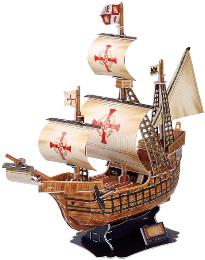 3D пазл CubicFun Santa Maria T4008h