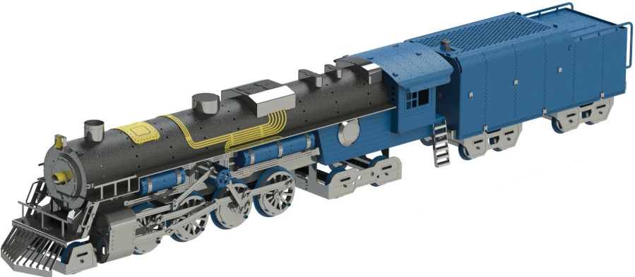 3D пазл Metal Time Polar Steel Magic Express MT052