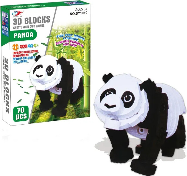 3D пазл Sen Yan Toys Panda SY1010
