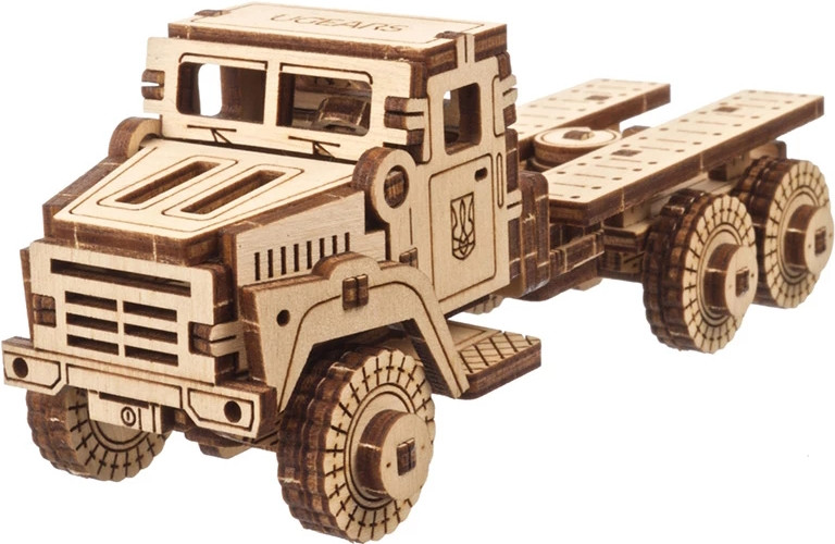 3D пазл UGears Military Truck 70199