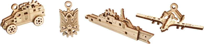 3D пазл UGears Fidgets Invincibility 70198