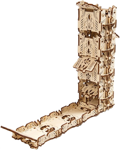 3D пазл UGears Dice Tower 70069