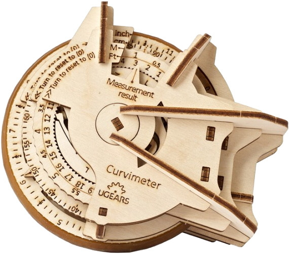 3D пазл UGears Curvimeter 70138