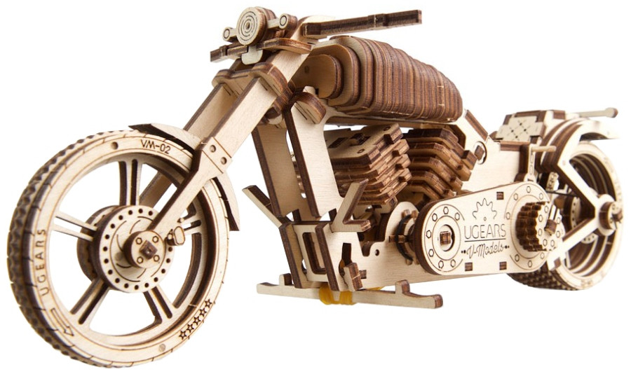 3D пазл UGears Bike VM-02