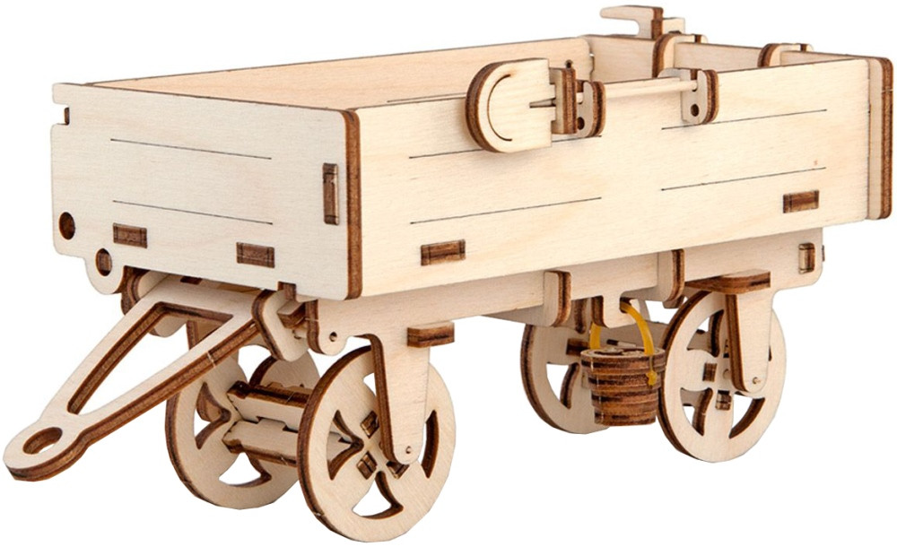 3D пазл UGears Tractors Trailer 70006