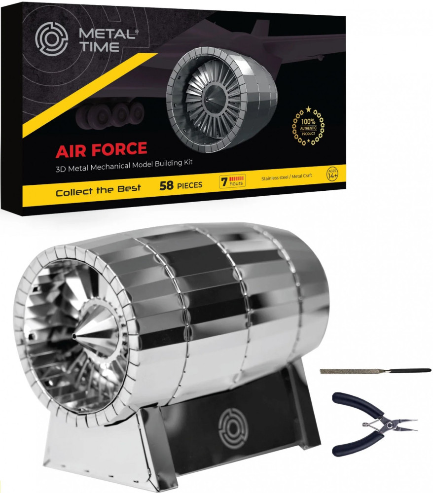 3D пазл Metal Time Air Force Jet Turbine MT022