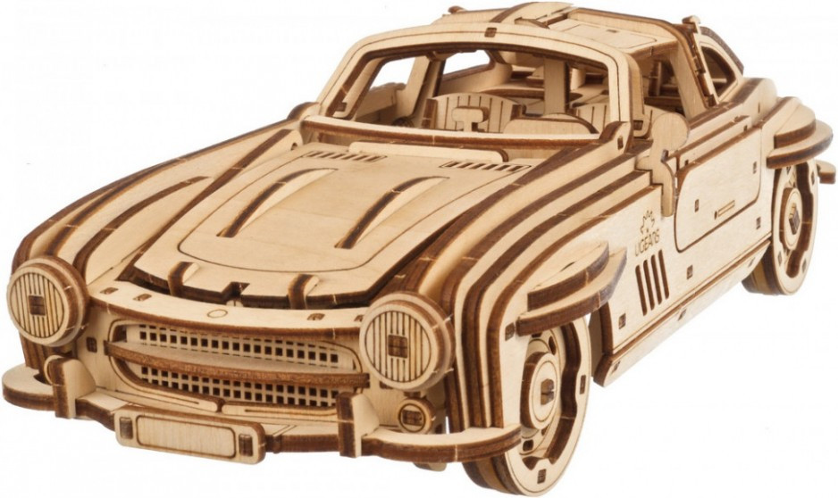 3D пазл UGears Winged Sports Coupe 70205