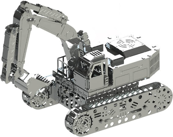 3D пазл Metal Time Tireless Digger MT043