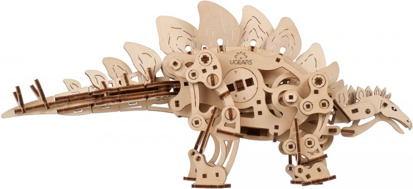 3D пазл UGears Stegosaurus 70222