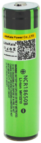 Аккумулятор Liitokala 1x18650 3400 mAh Green with protection (LII-34B-PCB)