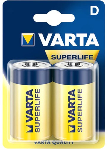 Батарейка Varta Superlife 2xD