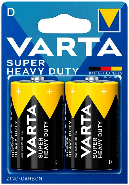 Батарейка Varta Super Heavy Duty 2xD