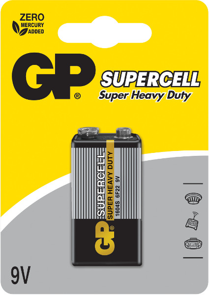 Батарейка Крона GP Supercell 1xKrona