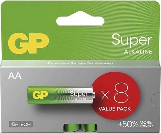 Батарейка GP Super Alkaline 8xAA