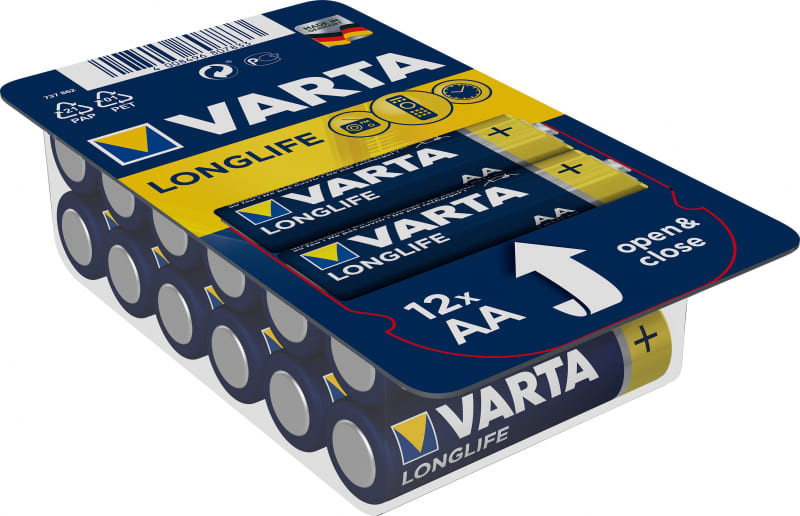 Батарейка Varta Longlife 12xAA (04106301112)