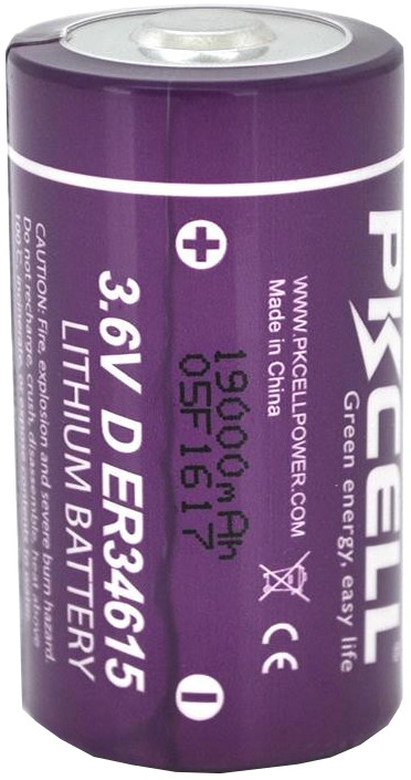 Аккумулятор / батарейка Pkcell ER34615 19000 mAh