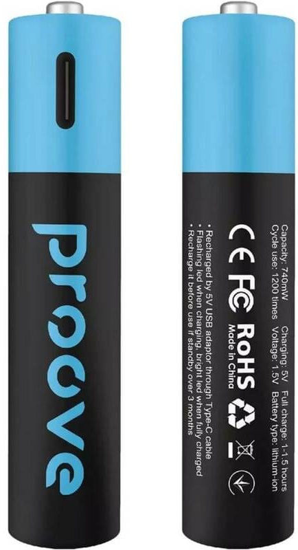 Акумулятор Proove Compact Energy 2xAAA 740 mAh USB Type-C