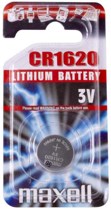 Акумулятор / батарейка Maxell 1xCR1620