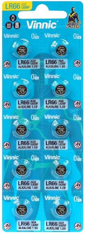 Аккумулятор / батарейка Vinnic 10xAG4