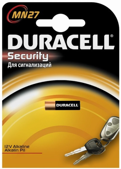 Батарейка A27 Duracell 1xA27 MN27