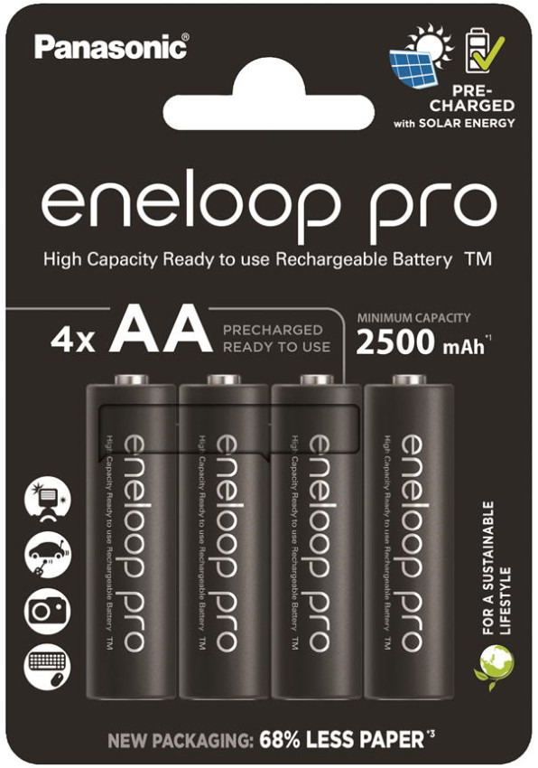 Акумулятор Panasonic Eneloop Pro 4xAA 2500 mAh