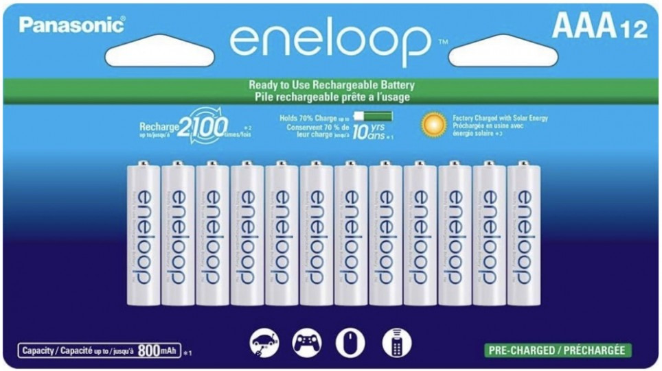 Аккумулятор Panasonic Eneloop 12xAAA 800 mAh