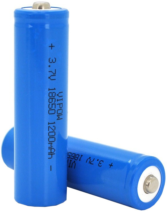 Аккумулятор VIPOW ICR18650 TipTop 1200 mAh (ICR18650-1200mAhTT)