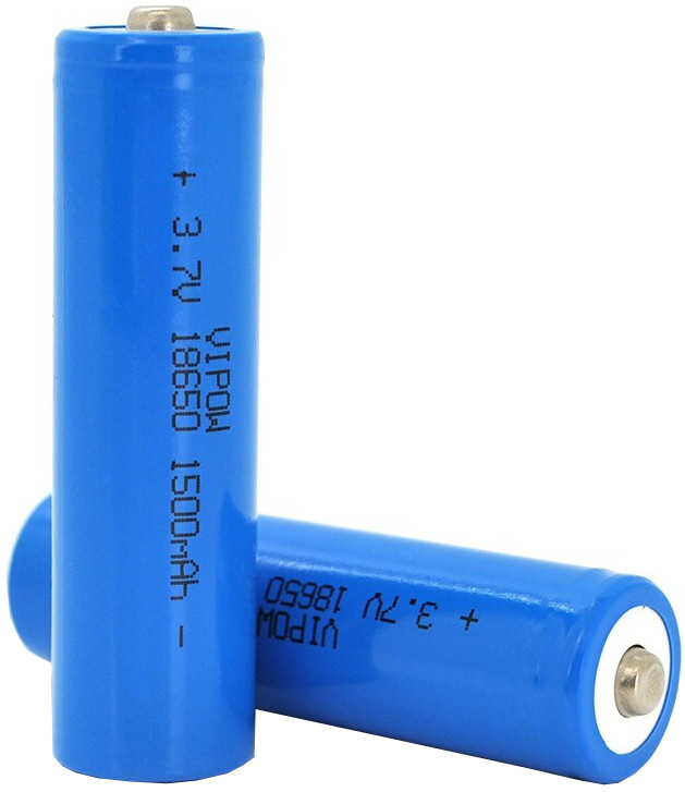 Аккумулятор VIPOW ICR18650 TipTop 1500 mAh (ICR18650-1500mAhTT)