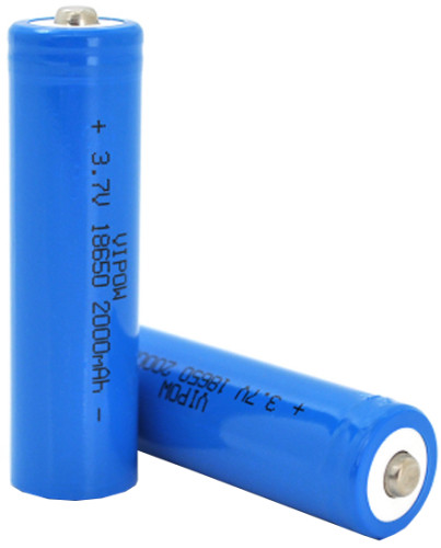 Аккумулятор VIPOW ICR18650 TipTop 2000 mAh (ICR18650-2000MAHTT)
