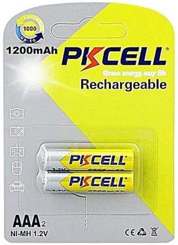 Акумулятор Pkcell 2xAAA 1200 mAh