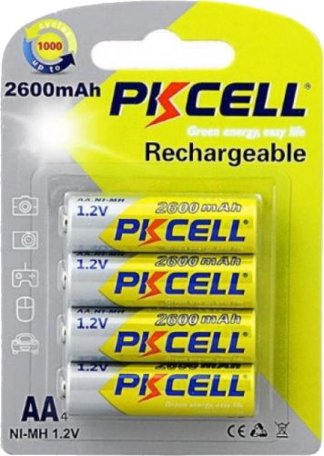 Аккумулятор Pkcell 4xAA 2600 mAh (PC/AA2600-4B)