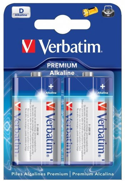 Батарейка Verbatim Premium 2xD