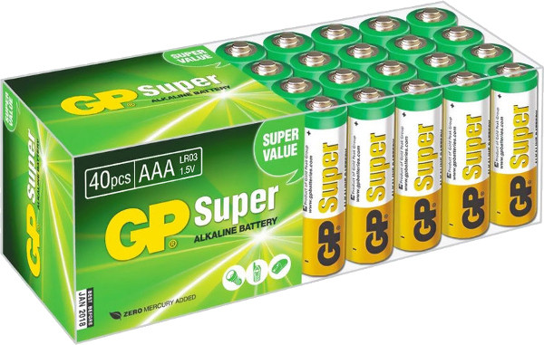 Батарейка GP Super Alkaline 40xAAA