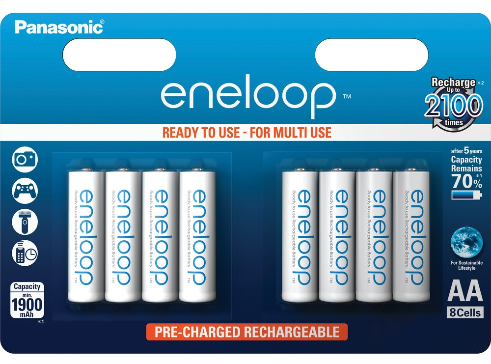 Акумулятор Panasonic Eneloop 8xAA 1900 mAh