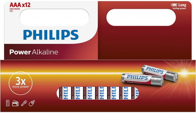 Батарейка Philips Power Alkaline 12xAAA