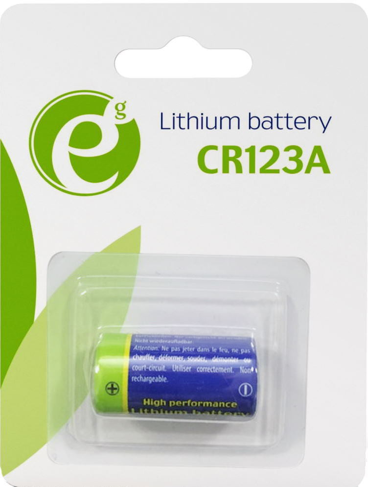 Батарейка CR123 EnerGenie Lithium 1xCR123 (EG-BA-CR123-01)