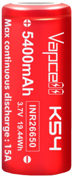 Аккумулятор Vapcell INR26650 K54 5400 mAh