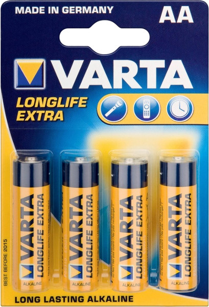 Батарейка Varta Longlife Extra 4xAA