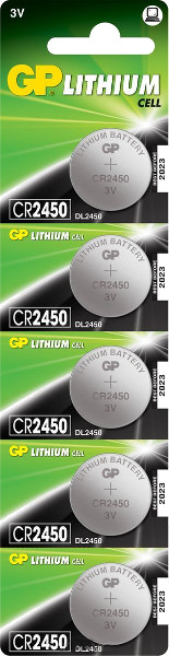Аккумулятор / батарейка GP 5xCR2450