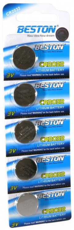 Аккумулятор / батарейка Beston 5xCR-2032
