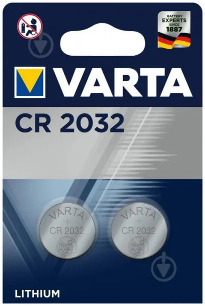 Акумулятор / батарейка Varta 2xCR2032